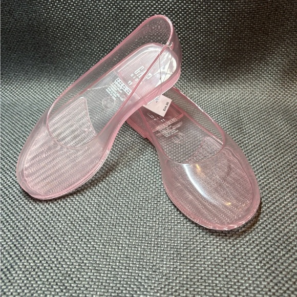 GAP KIDS pink ballet flat jelly shoe slip on flat dress play shoes. NWT. Size 13 - Picture 10 of 15